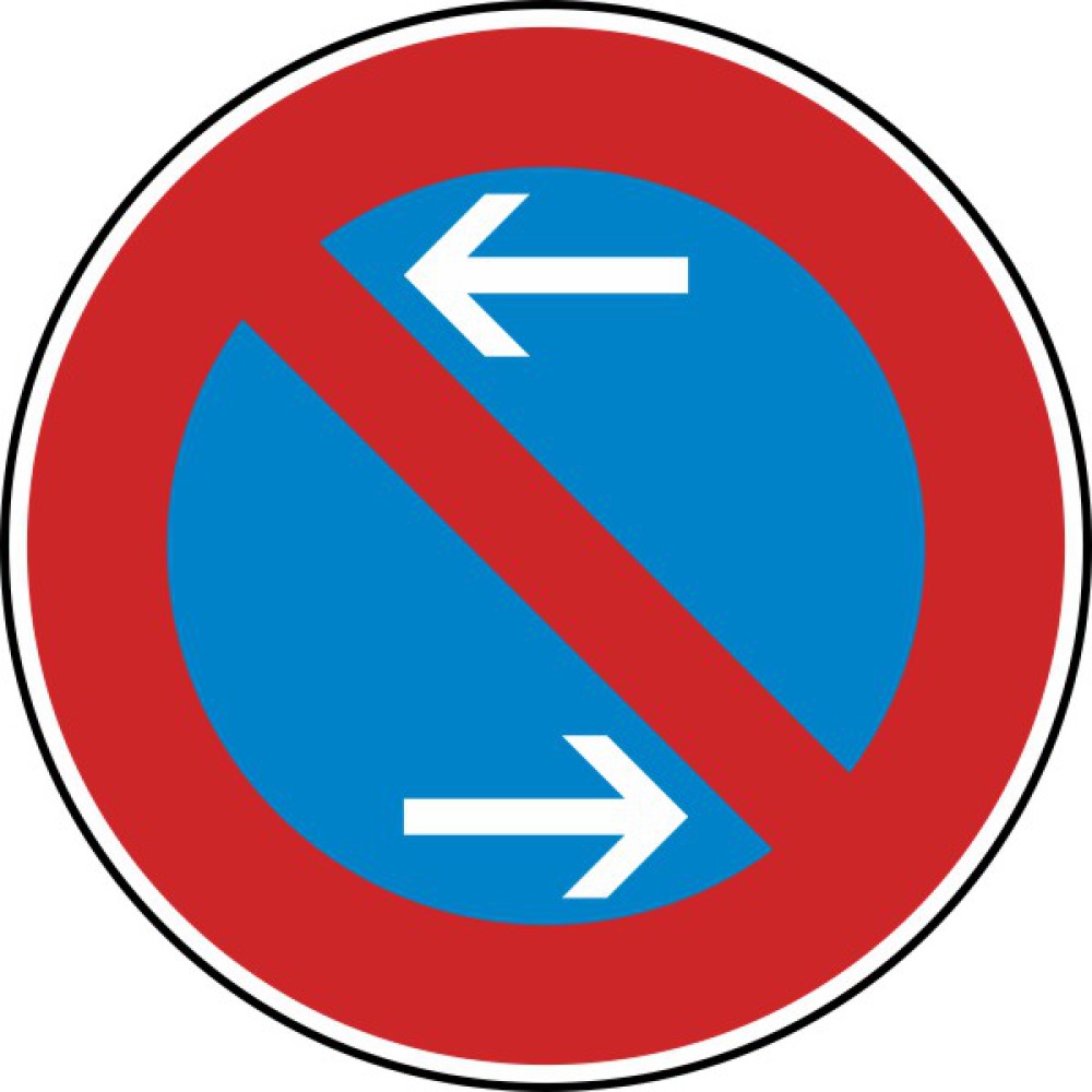 Modellbeispiel: VZ Nr. 286-30 Eingeschränktes Haltverbot Mitte (Rechtsaufstellung)