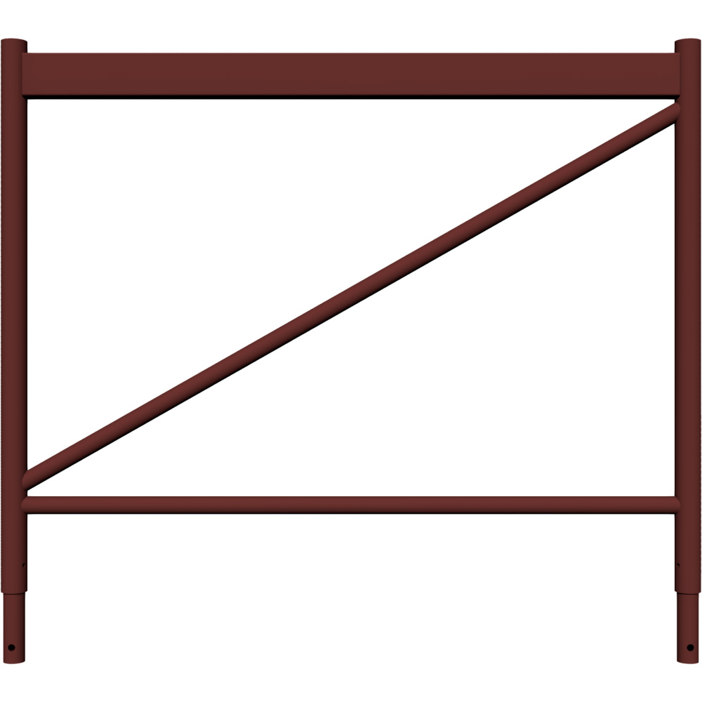 Modellbeispiel: Aufsatzteil für Universal- und Kurbelgerüstböcke (Art. 11273)
