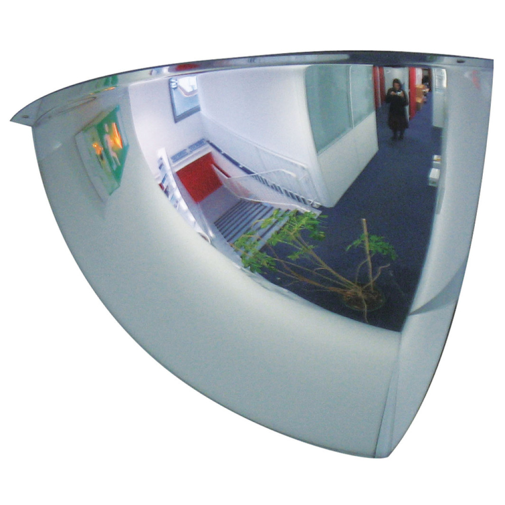 Modellbeispiel: Kugelspiegel Volum aus Plexiglas (PMMA) 1/8 Kugel, 2 Blickrichtungen (Art. 32816)