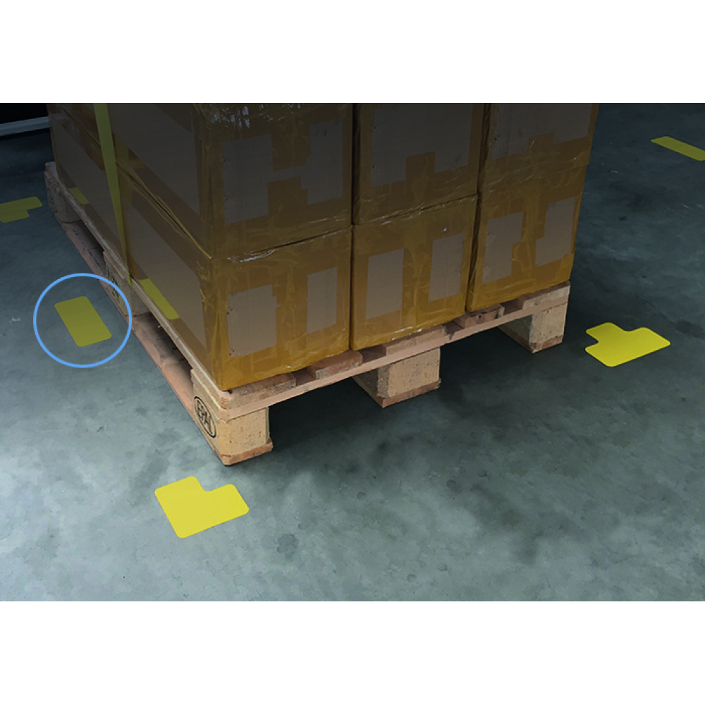 Anwendungsbeispiel: Lagerplatzkennzeichnung -WT-5029- Längsstücke für Tiefkühlbereiche (Art. 39539)