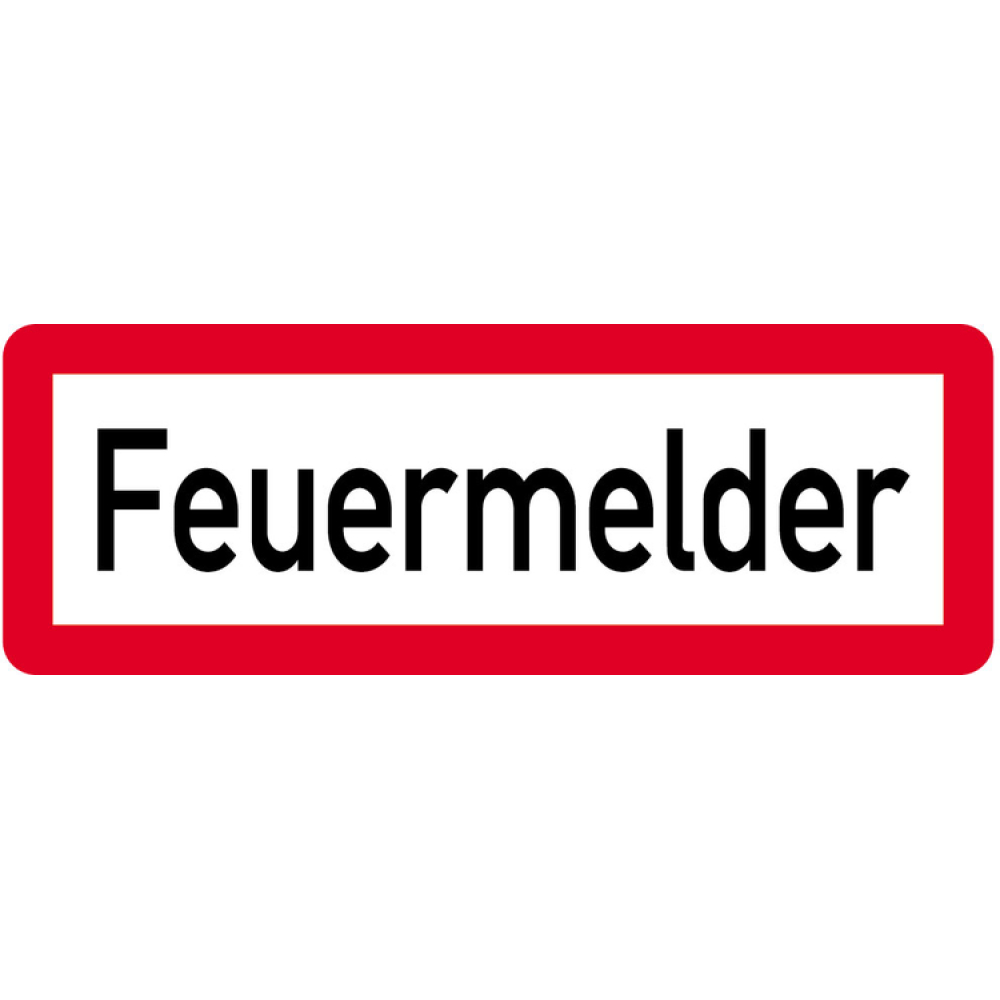 Modellbeispiel: Sonderschild, Feuermelder (Art. 14958)