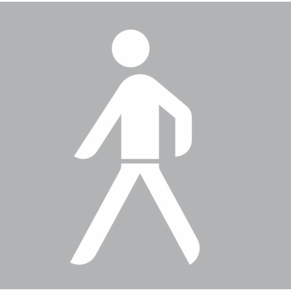 Modellbeispiel:  PREMARK Straßenmarkierung  -Sonderzeichen Mann- (Art. 19920)