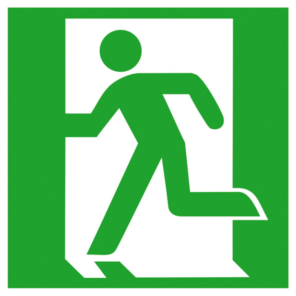 Modellbeispiel: Rettungsschild Notausgang links (Art. 38.0031)