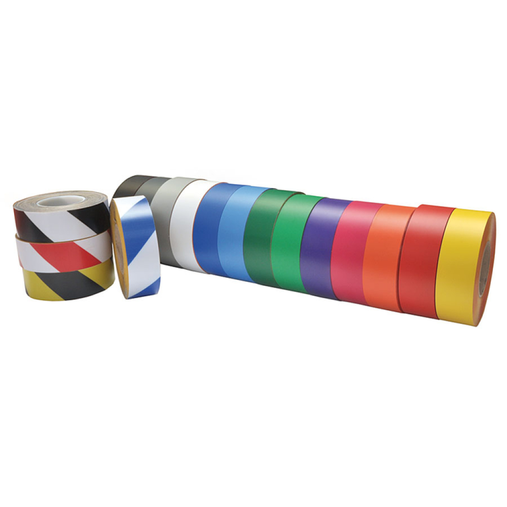 Modellbeispiele: Bodenmarkierungsband -WT-5125- aus PVC, Breite 50 mm