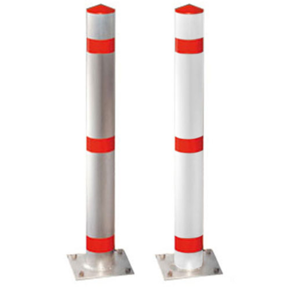 Modellbeispiel: Absperrpfosten -Acero- Ø 102 mm (v.l.: Art. 13517, 13517-rw)