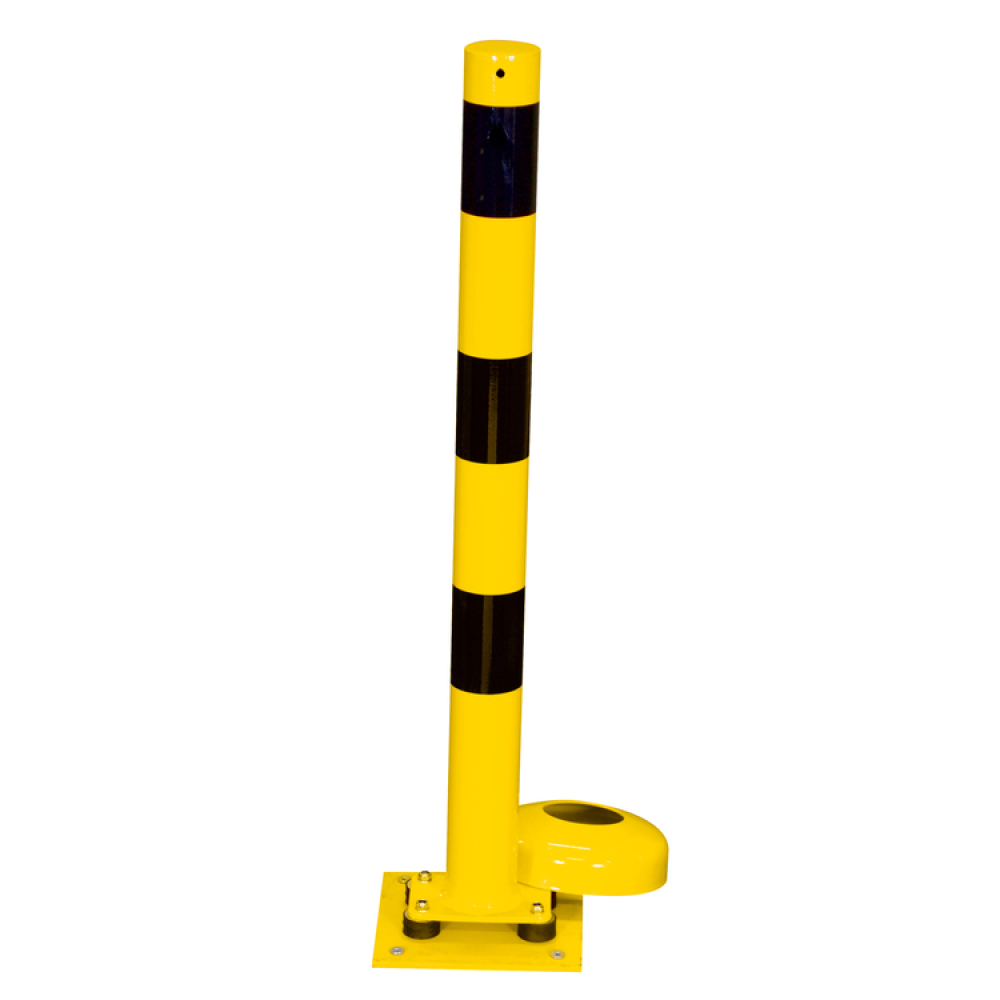 Modellbeispiel: Absperrpfosten -Bollard-  Ø 89 mm allseitig neigbar (Art. 489npbg)