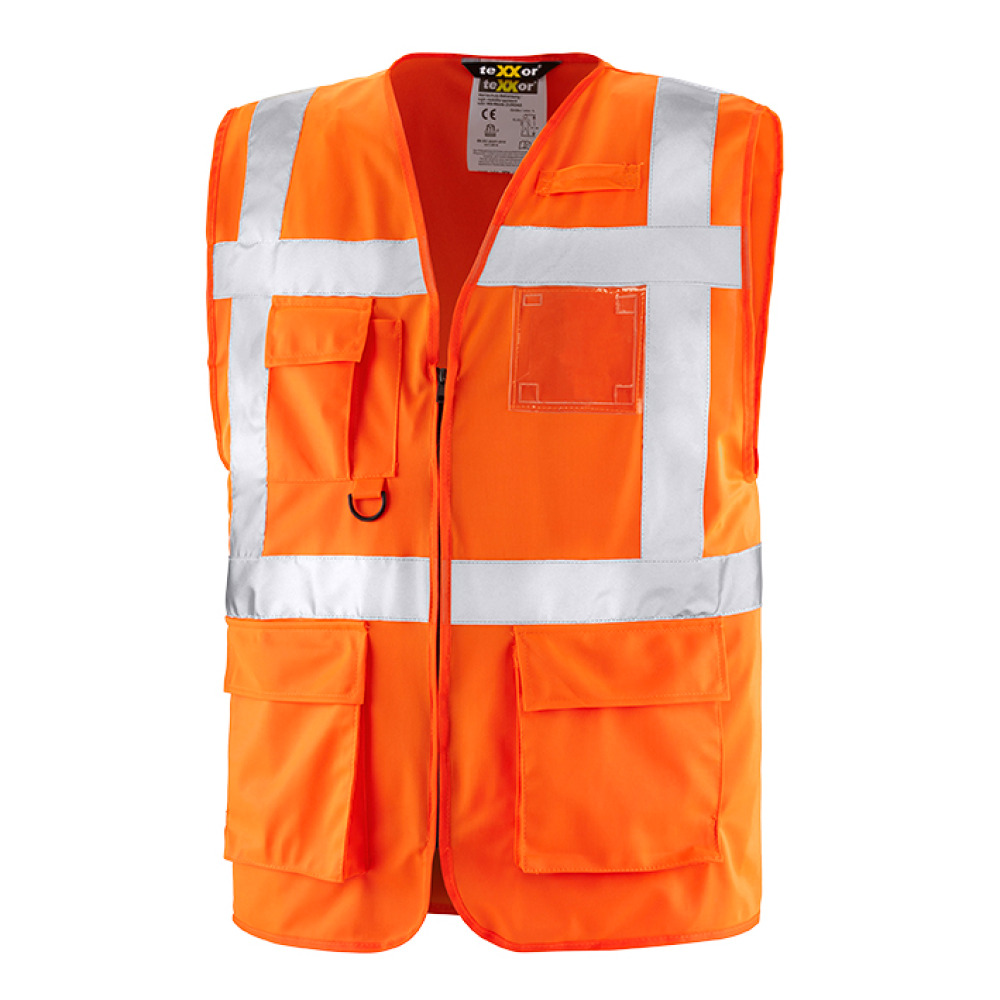 teXXor® Warnschutz-Weste DUNDAS, XXL, leuchtorange
