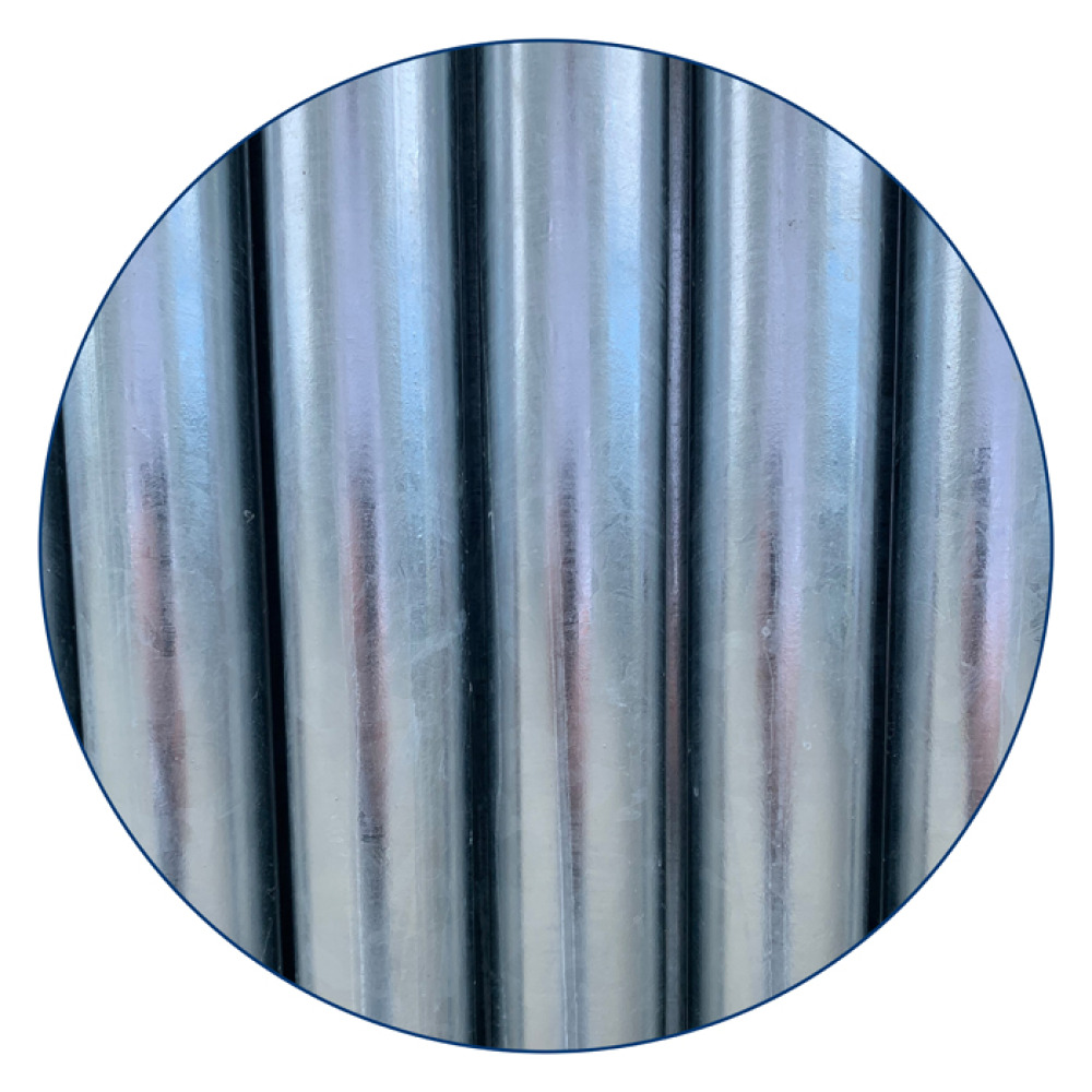 Bauzaun 'Profi 500' Höhe 2,00 m MW 300/100, Standrohre Ø 40 mm, Querrohre Ø 19 mm