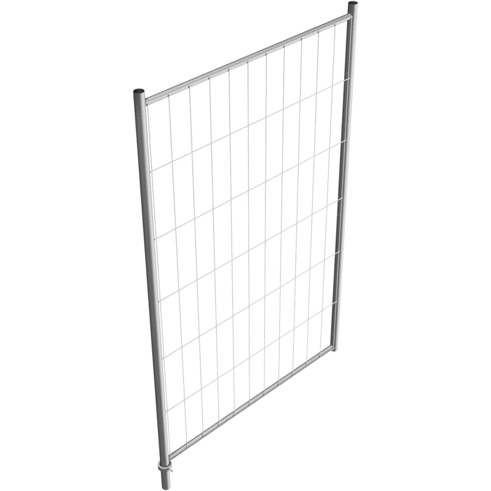 Anwendungsbeispiel: Torelement für Bauzaun -Basic-, -Profi-, -Leicht- (Art. 3b2012)