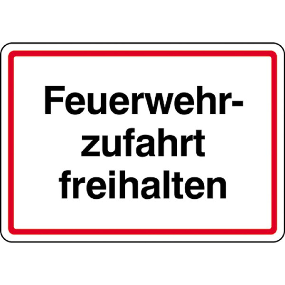 Modellbeispiel: Feuerwehrzufahrt freihalten (Art. 11.2756)