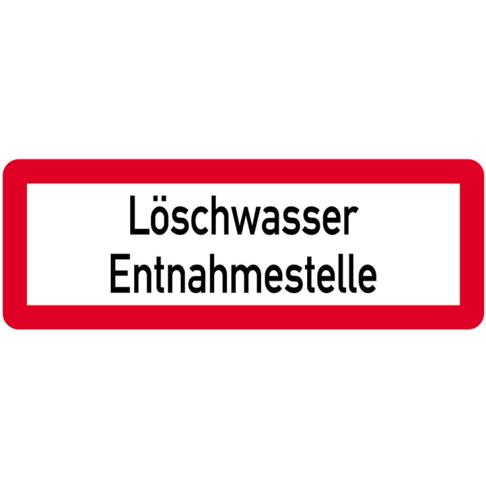 Modellbeispiel: Sonderschild, Löschwasser Entnahmestelle (Art. 14965)