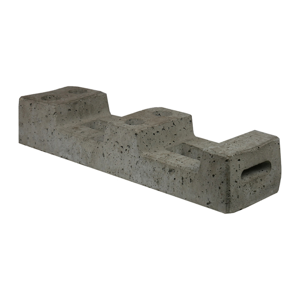 Modellbeispiel: Bauzaunfuß aus Beton (Art. 3f101)