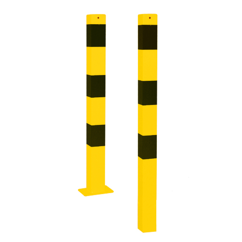 Modellbeispiel: Stahlrohrpoller -Bollard-   70x70 mm (Art. 470pbg, 470bg)