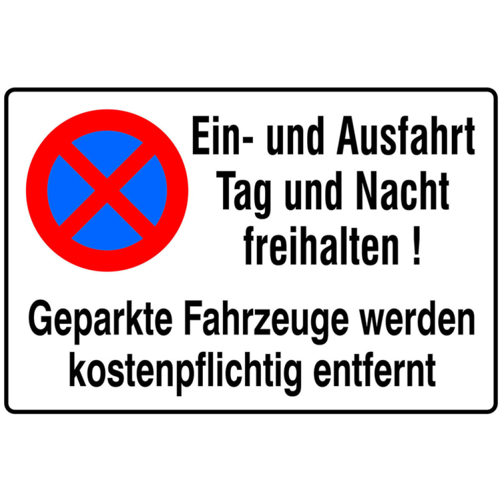 Modellbeispiel: Hinweisschild Ein- und Ausfahrt Tag und Nacht ... (Art. 11.5233)