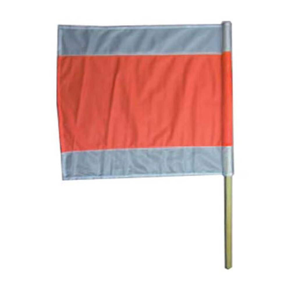 Modellbeispiel: Warnflagge nach RSA, 500 x 500 mm (Art. 19690)