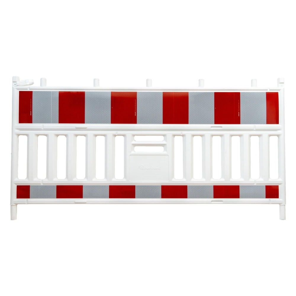 Schrankenzaun 'Vario', Prüfung gem. TL-Absperrschranken, rot/weiß, RA2, VPE10