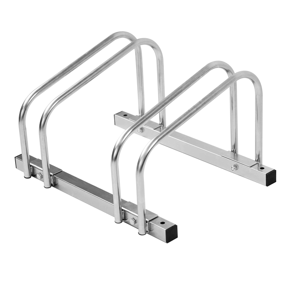 Fahrradständer BASIC, Reifen bis 55 mm, Radeinstellung einseitig, aus Stahl, 2 