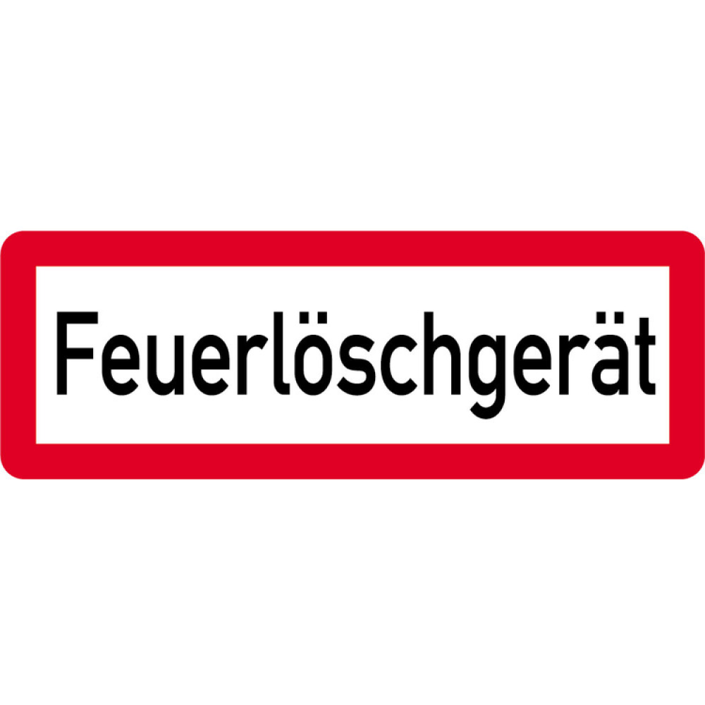 Sonderschild, Feuerlöschgerät, 597 x 210 mm