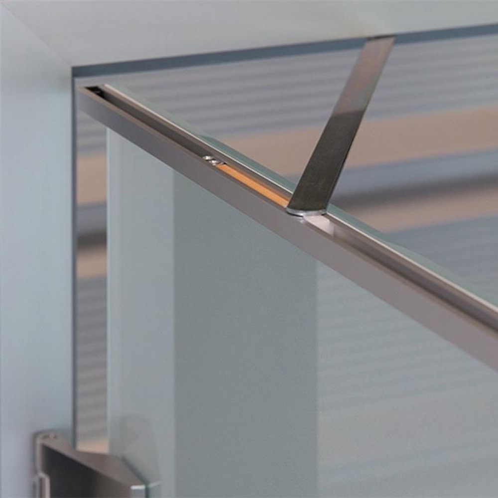 Türöffnungsbegrenzer Porti® für Glastüren, 120° Öffnungswinkel, ATHMER