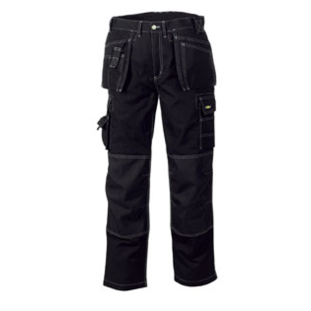 teXXor® Canvas (270 g/m²) Bundhose PANAMA, 42, schwarz/schwarz