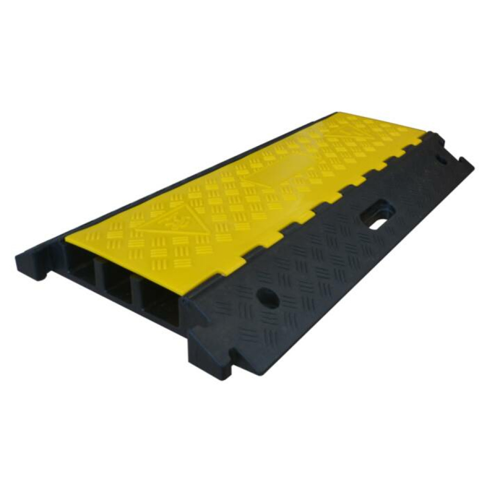 Modellbeispiel: Kabelbrücke Typ 265-155 2 Kanäle á 65 mm + 1 Kanal á 55 mm, Breite 900 mm (Art. 34657)
