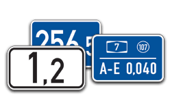 Kilometertafeln