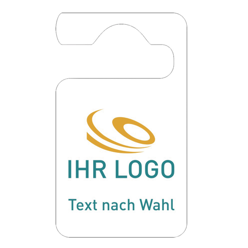 Modellbeispiel: Parkausweis mit individuellem Logo/Text und Farbe (Art. 90.9670)