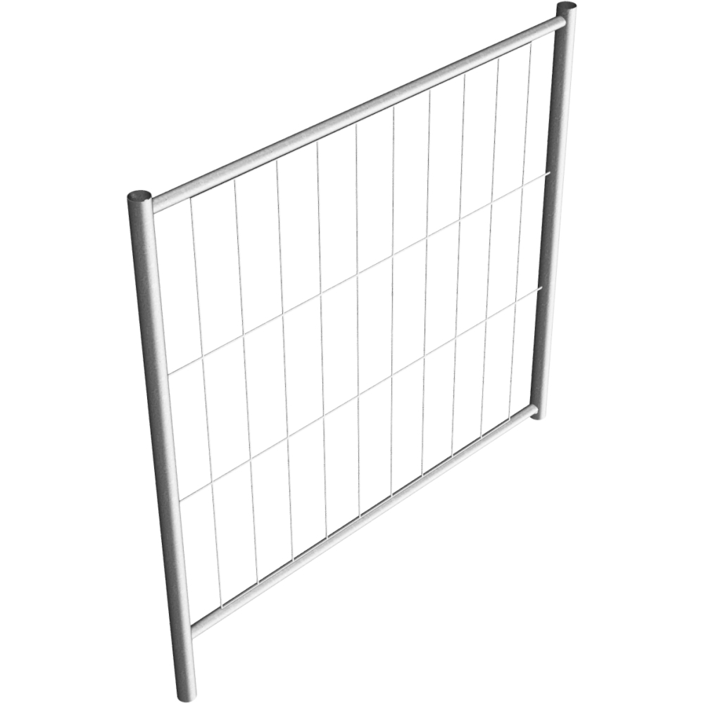 Modellbeispiel: Torelement Bauzaun -Profi Niedrig-  (Art. 3b3612)