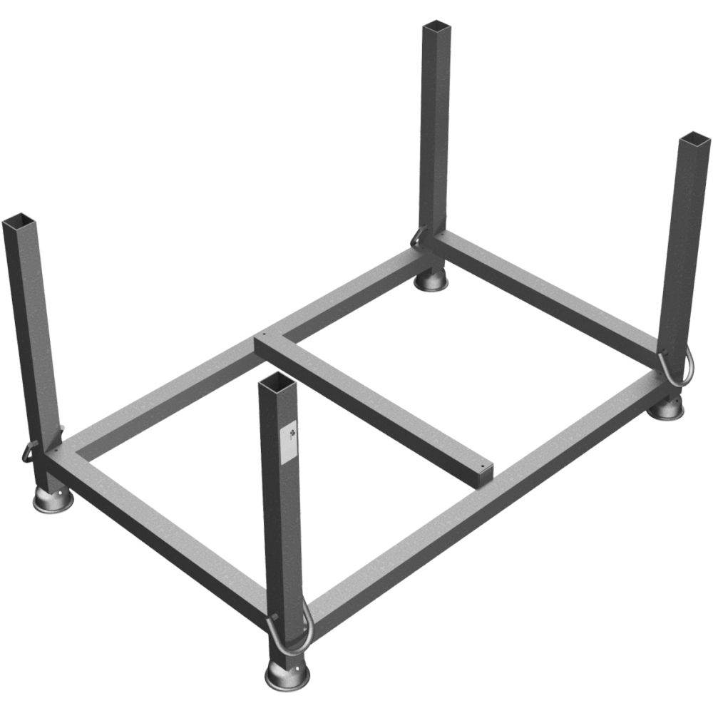 Modellbeispiel: Stapelpalette für Schalungsstützen  (Art. 50115)
