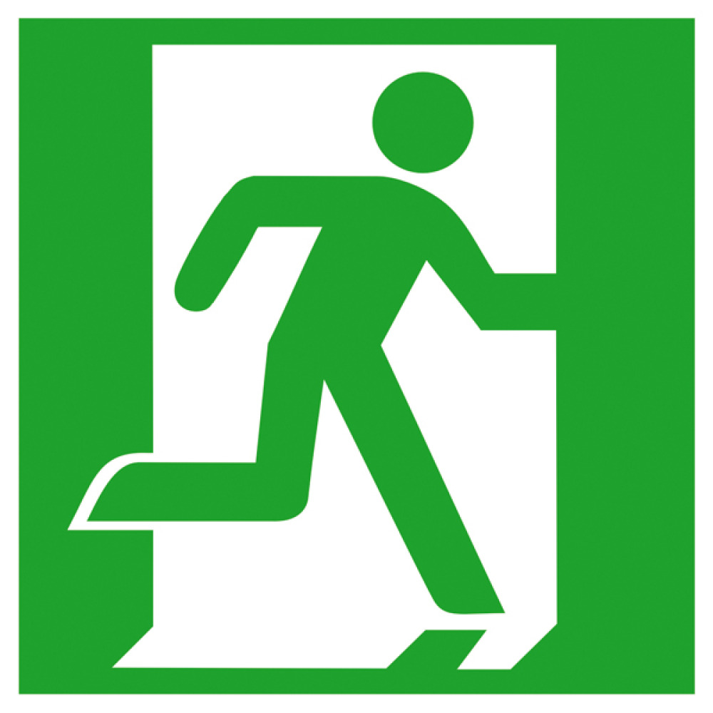 Modellbeispiel: Rettungsschild Notausgang rechts (Art. 38.0029)