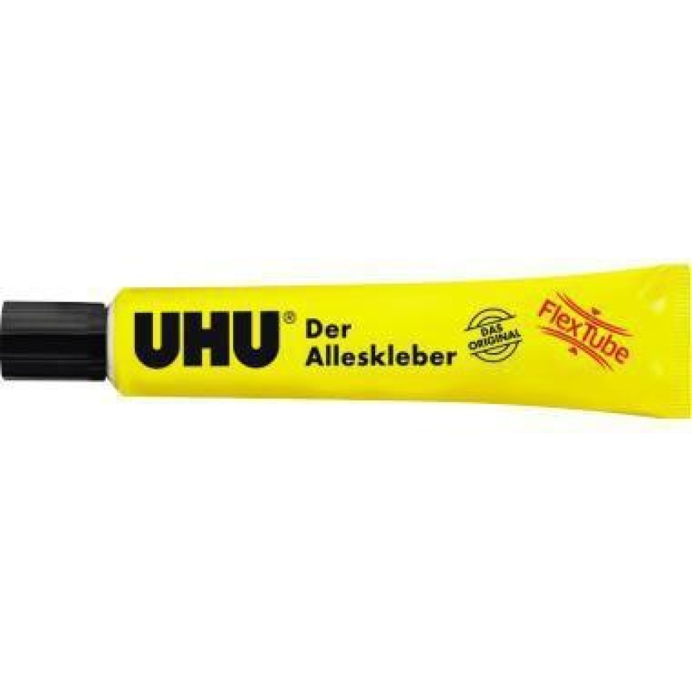 UHU Alleskleber FLEXTube 20g, flüssig, tropffrei, ergonomisch, für Haushalt, Basteln, Büro