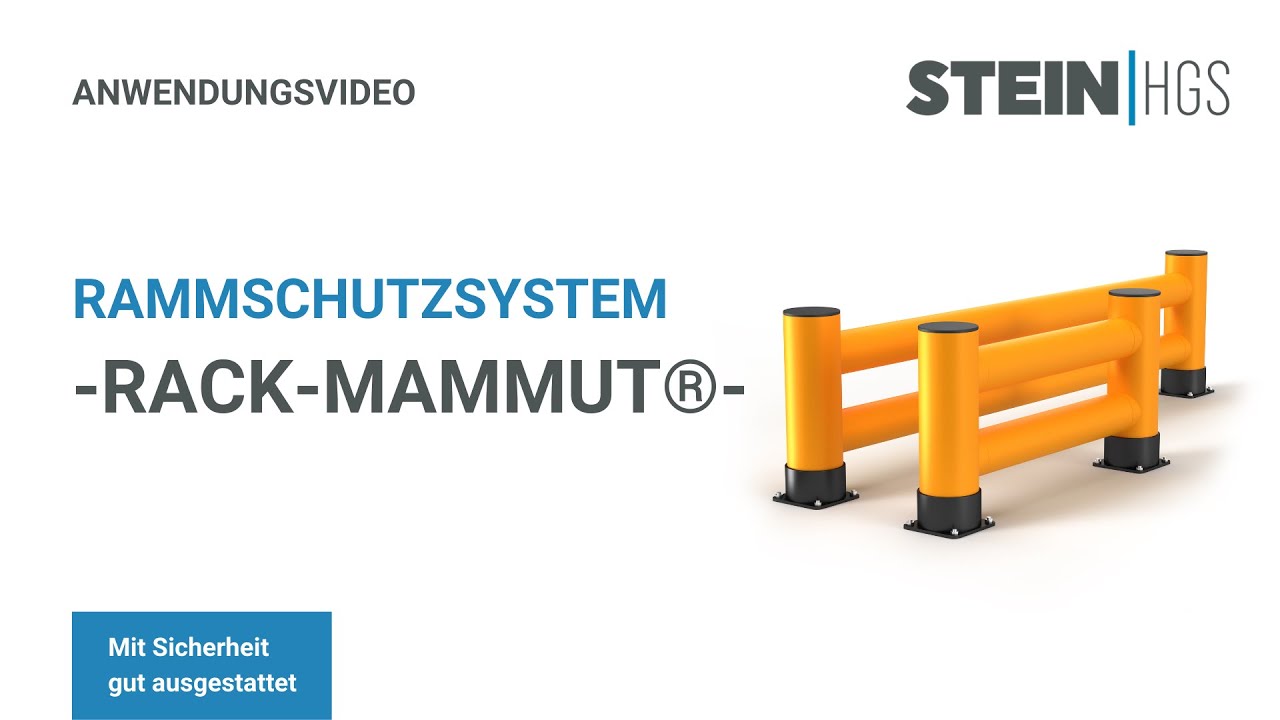 Rammschutzbarriere Einzelplanke 'RACK-MAMMUT®', Höhe 390 mm, zum Aufdübeln, 2 m