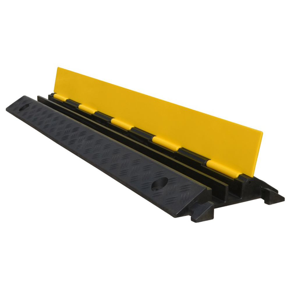 Modellbeispiel: Kabelbrücke Typ 232-30 2 Kanäle á 32 x 30 mm, Breite 980 mm (Art. 34746)